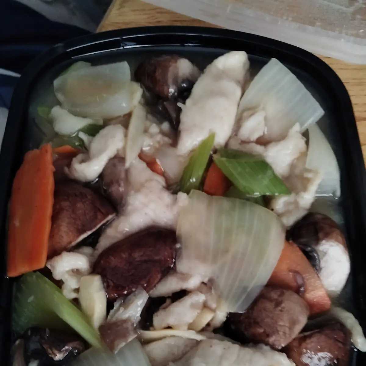 moo goo gai pan 蘑菇鸡皮